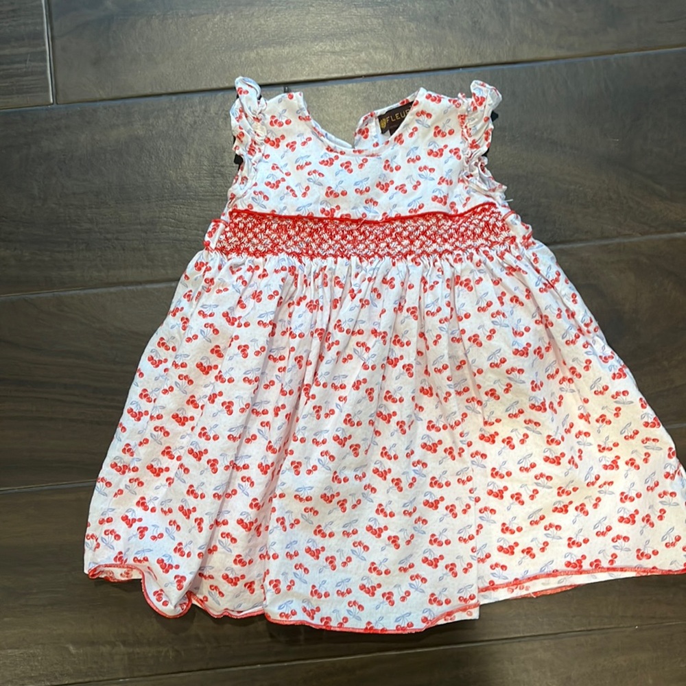Cutest little cherry print dress Brand - Fleurisse